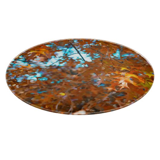 Fall Leaves Snijplank (Hoek)