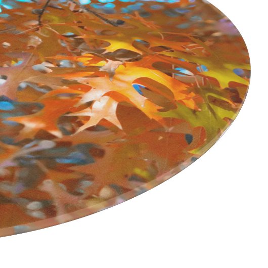 Fall Leaves Snijplank (Hoek)