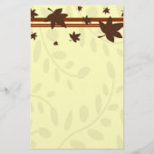 Fall Leaves Stationery Briefpapier (Voorkant)