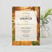 Fall Leaves & Sunshine Vrijgezellenfeest Kaart (Staand voorkant)