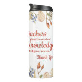 Fall Leaves Teachers Plant the Seeds of Knowledge Thermosbeker (Geroteerd rechts)