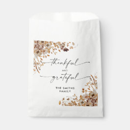 Fall Leaves Thanksgiving Dinner Favor Bags Bedankzakje