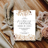 Fall Leaves Thanksgiving Dinner Invitation Kaart