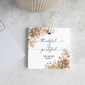 Fall Leaves Thanksgiving Dinner Kartonnen Onderzetters