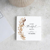  Fall Leaves Thanksgiving Dinner Kartonnen Onderzetters