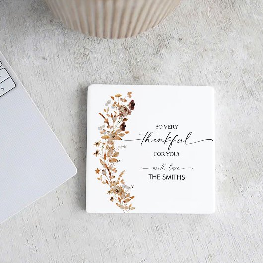  Fall Leaves Thanksgiving Dinner Kartonnen Onderzetters