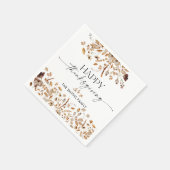 Fall Leaves Thanksgiving Dinner Paper Napkin Servet (Hoek)