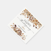 Fall Leaves Thanksgiving Dinner Paper Napkin Servet (Hoek)