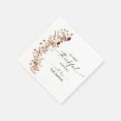 Fall Leaves Thanksgiving Dinner Paper Napkin Servet (Hoek)
