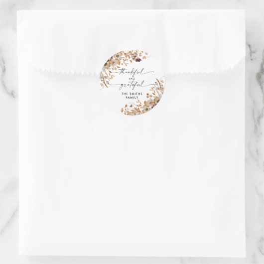 Fall Leaves Thanksgiving Dinner Sticker (Tas)