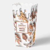 Fall Leaves Thanksgiving familienaam Movie Night Bedankdoosjes (Voorkant)