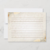 Fall Leaves Thanksgiving Recipcard Kaart (Achterkant)