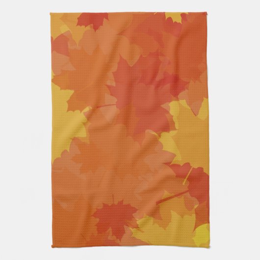 Fall Leaves Theedoek (Verticaal)