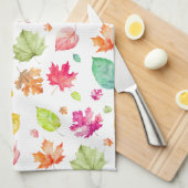 Fall Leaves Theedoek (Quarter Fold)