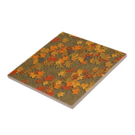 Fall Leaves Tile Tegeltje