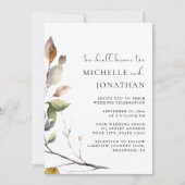 Fall Leaves Two wordt een Christelijk bijbelhuweli Kaart (Voorkant)