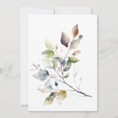 Fall Leaves Two wordt een Christelijk bijbelhuweli Kaart (Achterkant)