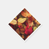 Fall Leaves Vibrant Servet (Hoek)