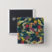 Fall Leaves Vierkante Button 5,1 Cm (Voorkant /achterkant)