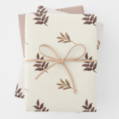 Fall Leaves Waterverf Inpakpapier Vel (In situ)