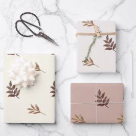 Fall Leaves Waterverf Inpakpapier Vel