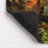 Fall Leaves Waterverf Mousepad Muismat (Hoek)