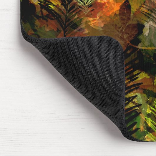 Fall Leaves Waterverf Mousepad Muismat (Hoek)
