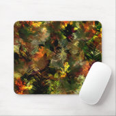 Fall Leaves Waterverf Mousepad Muismat (Met muis)