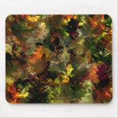 Fall Leaves Waterverf Mousepad Muismat (Voorkant)