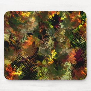 Fall Leaves Waterverf Mousepad Muismat