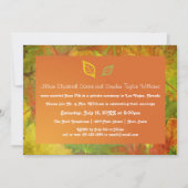 Fall Leaves - Weddenschap Kaart (Voorkant)