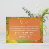 Fall Leaves - Weddenschap Kaart (Staand voorkant)