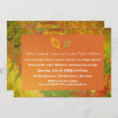 Fall Leaves - Weddenschap Kaart (Voorkant / Achterkant)