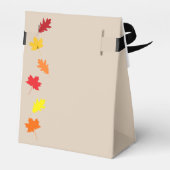 Fall Leaves Wedding Bedankdoosjes (Achterkant)