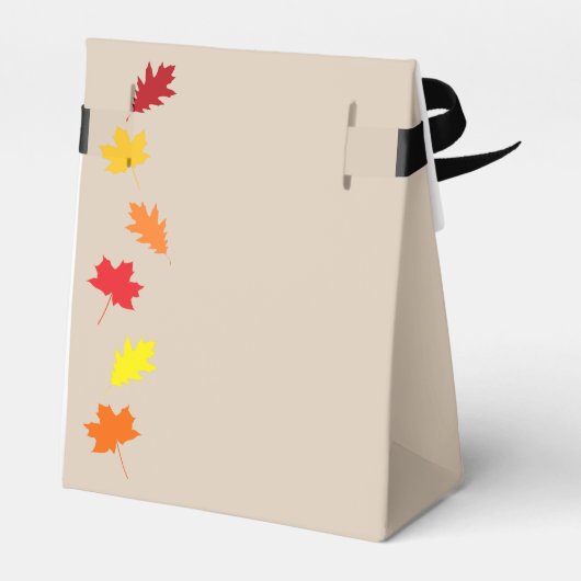 Fall Leaves Wedding Bedankdoosjes (Achterkant)