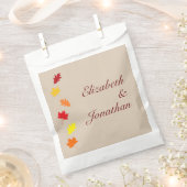 Fall Leaves Wedding Bedankzakje (Geknipt)