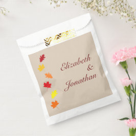 Fall Leaves Wedding Bedankzakje