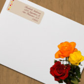 Fall Leaves Wedding Etiket