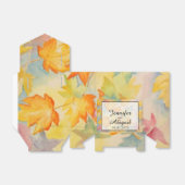 Fall Leaves Wedding Favor Box Bedankdoosjes (Uitgevouwen)