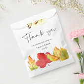 Fall Leaves Wedding Favoriete Bag Bedankzakje (Gezegeld)