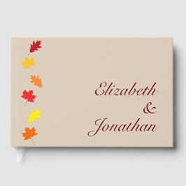 Fall Leaves Wedding Gastenboek