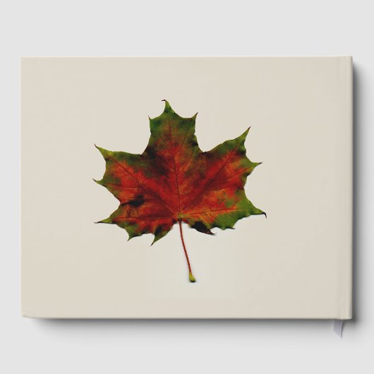 Fall Leaves Wedding Guest Book Gastenboek (Achterkant)