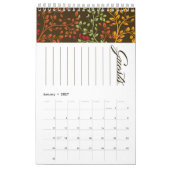 Fall Leaves Wedding Guestbook - Custom Kalender (Jan 2027)