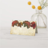 Fall Leaves Wedding Plaatskaartje (Achterkant)