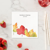 Fall Leaves Wedding Servet (Insitu)