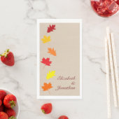 Fall Leaves Wedding Servet (Insitu)
