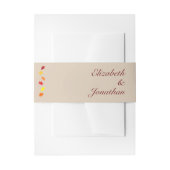 Fall Leaves Wedding Uitnodigingen Wikkel (Voorkant Voorbeeld)