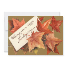 Fall Leaves wenst u een fijne Thanksgiving
