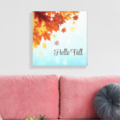 Fall Leaves Wrapped Canvas Art Afdruk (Insitu (Woonkamer))