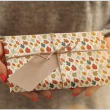 Fall Leaves Wrapping Paper – Cosy Autumn Gift Wrap